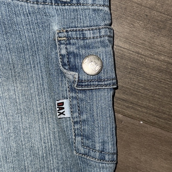 Dax Vintage Y2K Denim Low Rise Flares SZ 3 - Picture 8 of 8